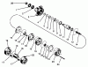 Toro 30185 - Mid-Size Proline Hydro Traction Unit, 14 hp, 1994 (49000001-49999999) Ersatzteile TRACTION DRIVE MOTOR (TORQUMOTOR)