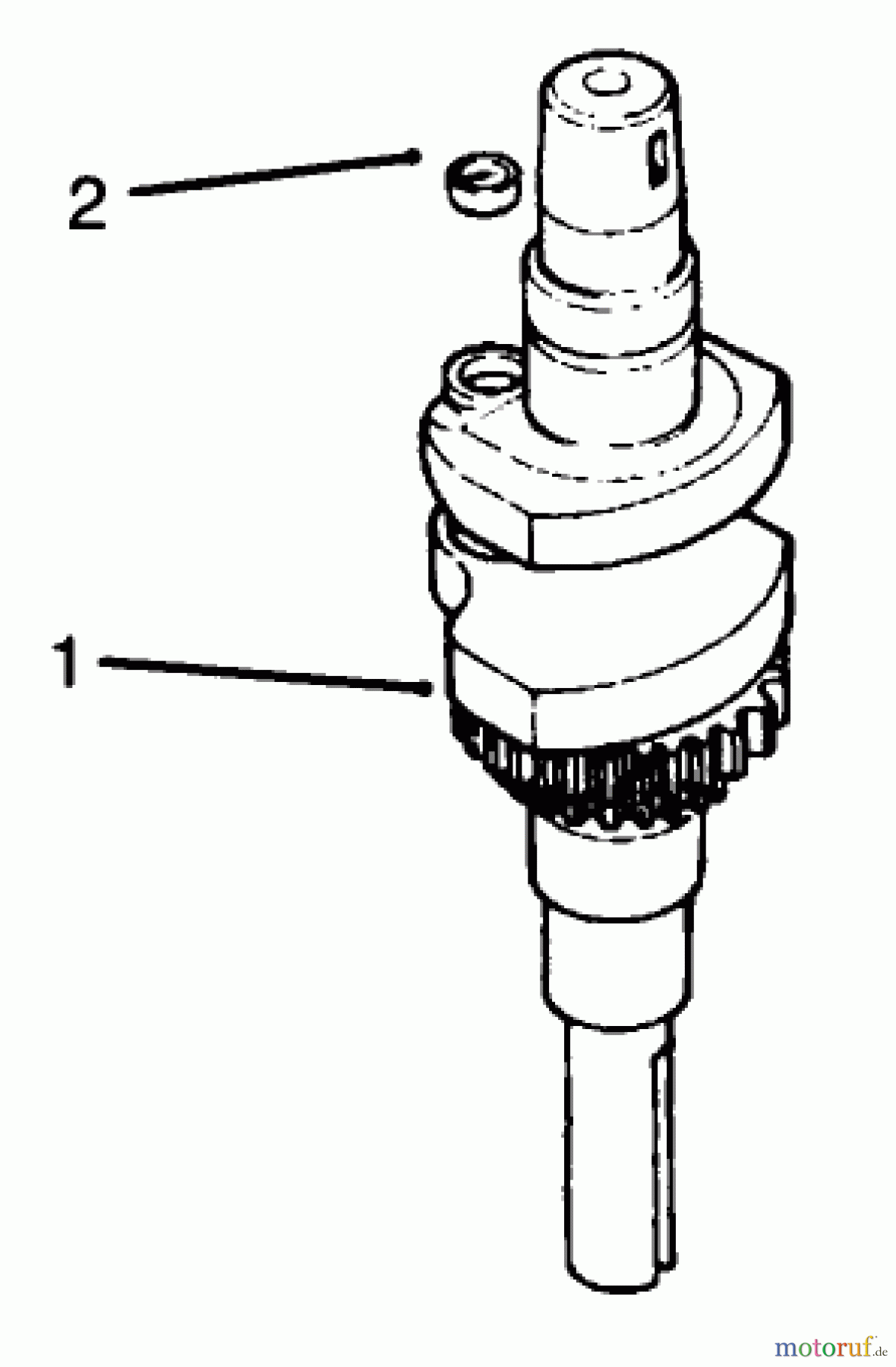  Toro Neu Mowers, Drive Unit Only 30186 - Toro Mid-Size Proline Hydro Traction Unit, 14 hp, 1995 (590001-599999) CRANKSHAFT-ENGINE KOHLER MODEL NO. CV14 S-1429