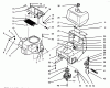 Toro 30186 - Mid-Size Proline Hydro Traction Unit, 14 hp, 1995 (590001-599999) Ersatzteile FRAME, ENGINE, FUEL TANK, CLUTCH & COOLER ASS-Y