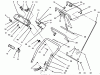 Toro 30186 - Mid-Size Proline Hydro Traction Unit, 14 hp, 1995 (590001-599999) Ersatzteile HANDLE/CONTROL PANEL ASSEMBLY