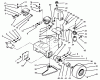 Toro 30186 - Mid-Size Proline Hydro Traction Unit, 14 hp, 1995 (590001-599999) Ersatzteile WHEEL ASSEMBLY & HYDRAULIC COMPONENTS