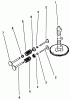 Toro 30190 - Mid-Size Proline Hydro Traction Unit, 18 hp, 1993 (39000001-39999999) Ersatzteile CAMSHAFT & VALVES-ENGINE MODEL NO. MV18S-TYPE 58543