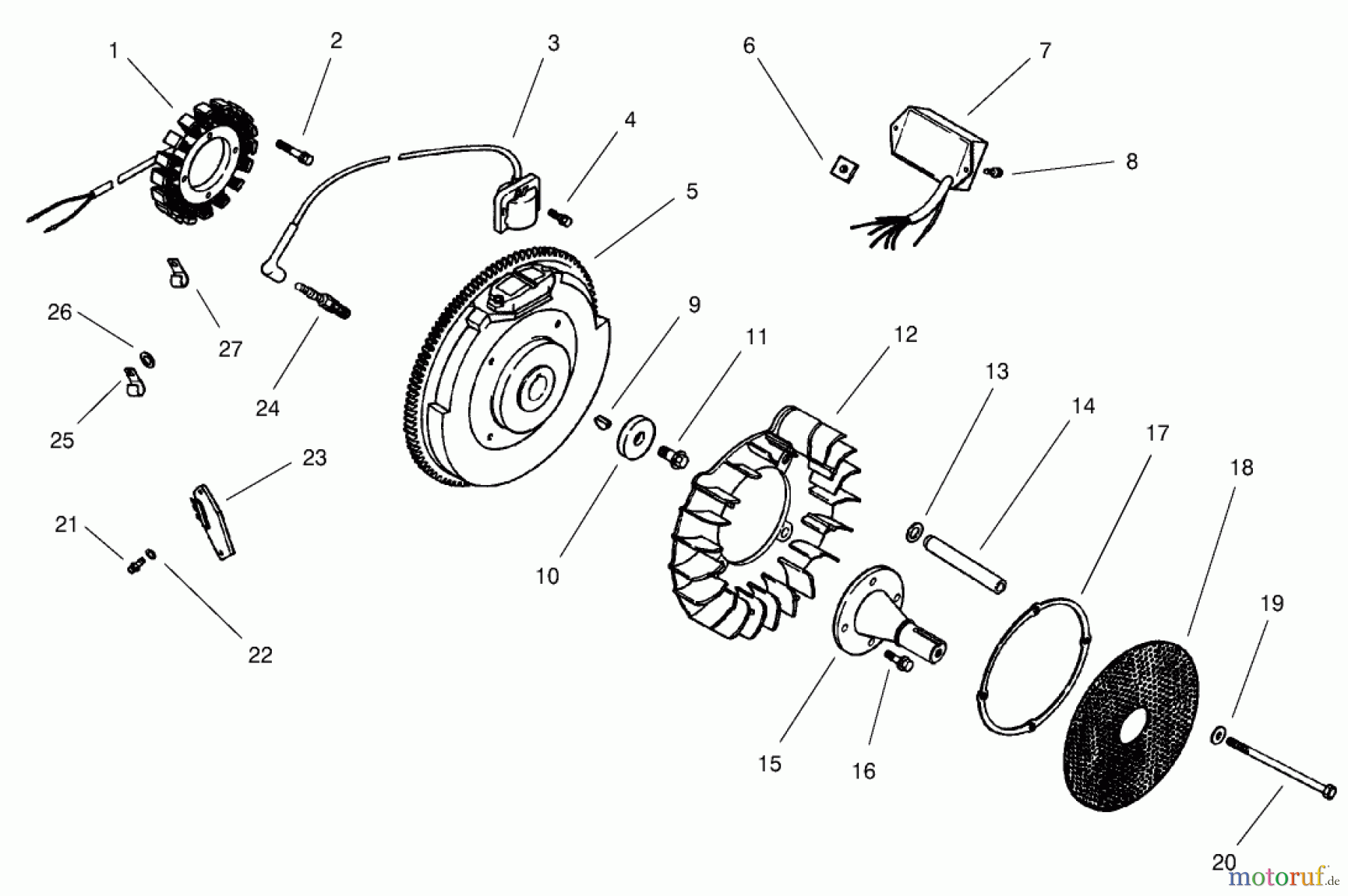 Toro Neu Accessories, Mower 104-4671 - Toro Sales Kit, 522xi Indy Special Edition Garden Tractor IGNITION/ELECTRICAL-KOHLER #CH22S-PS-66545