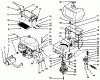 Toro 30190 - Mid-Size Proline Hydro Traction Unit, 18 hp, 1993 (39000001-39999999) Ersatzteile FRAME, ENGINE, FUEL TANK, CLUTCH & COOLER ASS-Y