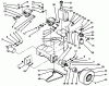 Toro 30190 - Mid-Size Proline Hydro Traction Unit, 18 hp, 1993 (39000001-39999999) Ersatzteile WHEEL ASSEMBLY & HYDRAULIC COMPONENTS