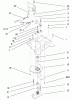 Toro 104-4671 - Sales Kit, 522xi Indy Special Edition Garden Tractor Ersatzteile LOWER POWER STEERING ASSEMBLY