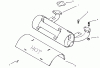 Toro 30191 - Mid-Size Proline Hydro Traction Unit, 20 hp, 1995 (590001-599999) Ersatzteile EXHAUST