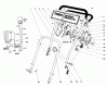 Toro 17033 - Electric Lawnmower, 1975 (5000001-5999999) Ersatzteile HANDLE ASSEMBLY