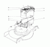 Toro 17005 - Electric Lawnmower, 1977 (7000001-7999999) Ersatzteile BATTERY ASSEMBLY