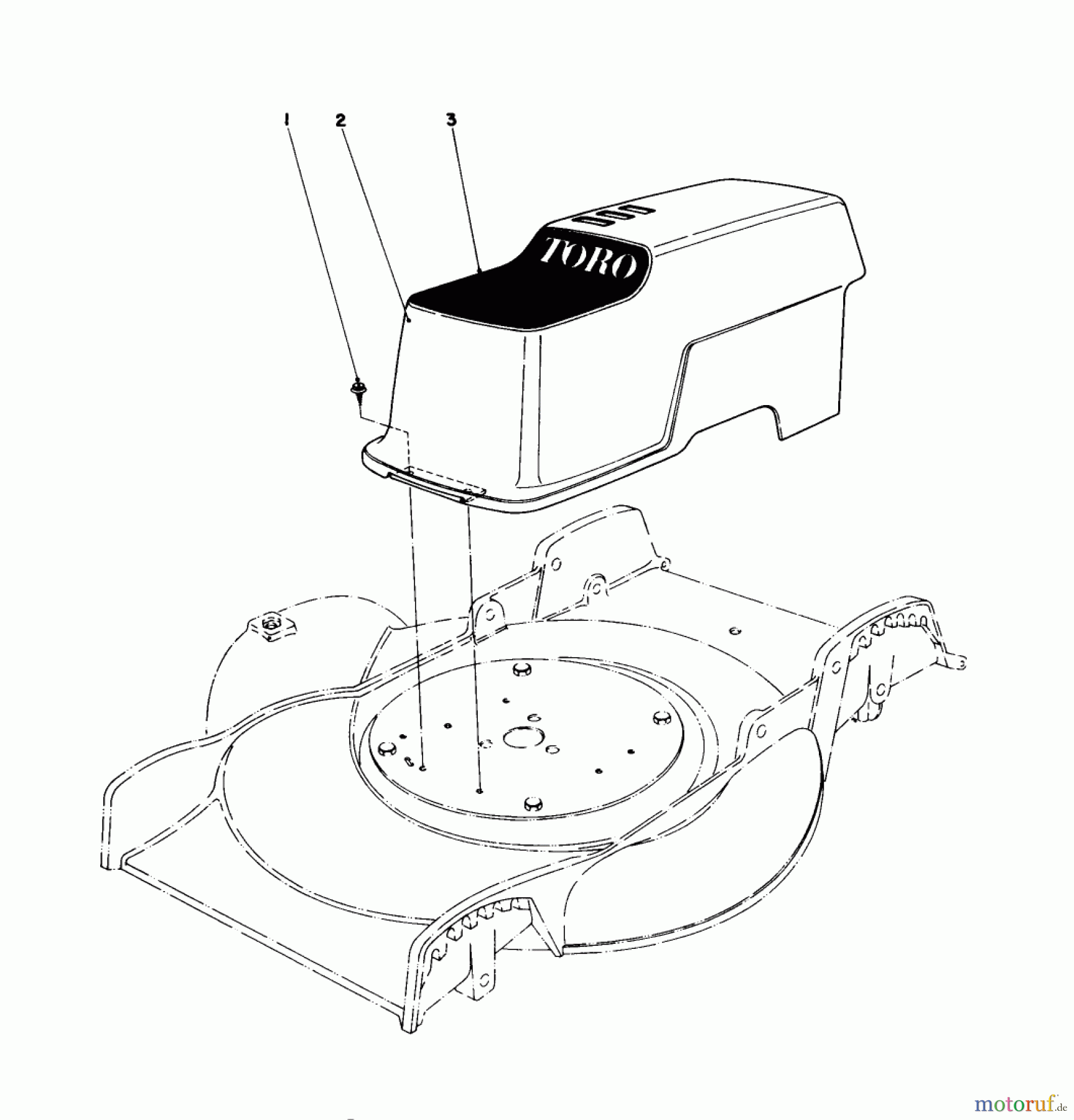  Toro Neu Mowers, Electric 17005 - Toro Electric Lawnmower, 1977 (7000001-7999999) SHROUD ASSEMBLY