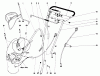 Toro 18301 - Electric Whirlwind Lawnmower, 1970 (0000001-0999999) Ersatzteile HANDLE ASSEMBLY