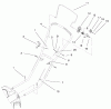 Toro 20050 (E120) - Carefree Recycler Electric Mower, E120, 1999 (99000001-99999999) Ersatzteile HANDLE & CONTROLS ASSEMBLY