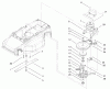 Toro 20050 (E120) - Carefree Recycler Electric Mower, E120, 1999 (99000001-99999999) Ersatzteile MOTOR & BLADE ASSEMBLY