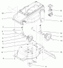 Toro 20052 (E24) - Carefree Recycler Electric Mower, E24, 1999 (99000001-99999999) Ersatzteile DECK, LINER & WHEEL ASSEMBLY
