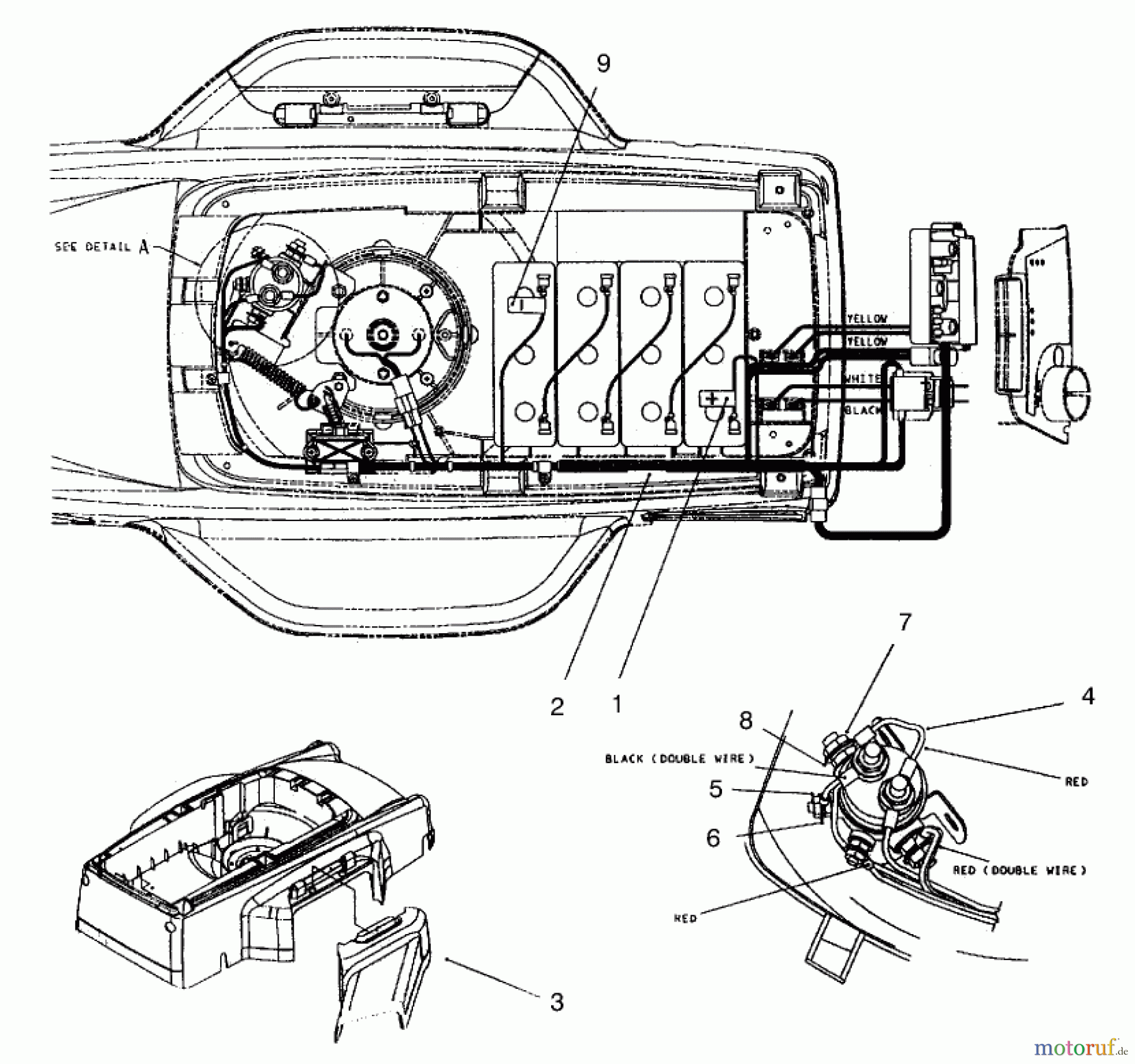 Toro Neu Mowers, Electric 20052 (E24) - Toro Carefree Recycler Electric Mower, E24, 1999 (99000001-99999999) ELECTRICAL WIRING ASSEMBLY