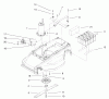 Toro 20052 (E24) - Carefree Recycler Electric Mower, E24, 2001 (210000001-210999999) Ersatzteile MOTOR, BATTERY, AND BLADE ASSEMBLY