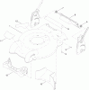 Toro 20360 - e-Cycler 20" Cordless Lawn Mower, 2010 (310000001-310999999) Ersatzteile HOUSING, BAFFLE AND REAR DOOR ASSEMBLY