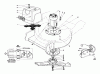 Toro 20564 - Electric Lawnmower, 1987 (7000001-7999999) Ersatzteile MOTOR & BLADE ASSEMBLY
