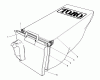 Toro 20564 - Electric Lawnmower, 1988 (8000001-8999999) Ersatzteile GRASS BAG ASSEMBLY NO. 12-8859