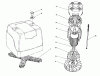 Toro 20564 - Electric Lawnmower, 1988 (8000001-8999999) Ersatzteile MOTOR BRIGGS & STRATTON MODEL NO. 748001-0334-01