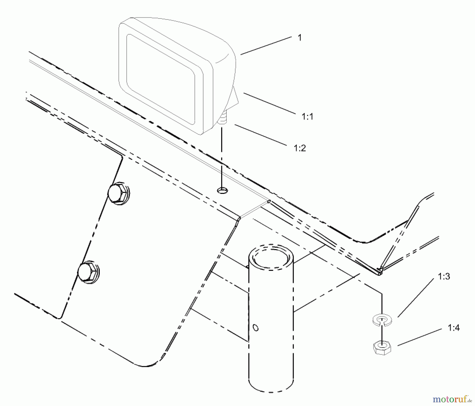 Toro Neu Accessories, Mower 104-8041 - Toro Light Kit, TimeCutter ZX Riding Mowers LAMP ASSEMBLY