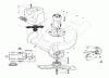 Toro 20564C - Electric Lawnmower, 1988 (8000001-8999999) Ersatzteile MOTOR & BLADE ASSEMBLY