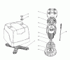 Toro 20564C - Electric Lawnmower, 1988 (8000001-8999999) Ersatzteile MOTOR MODEL NO. 748001-0334-01