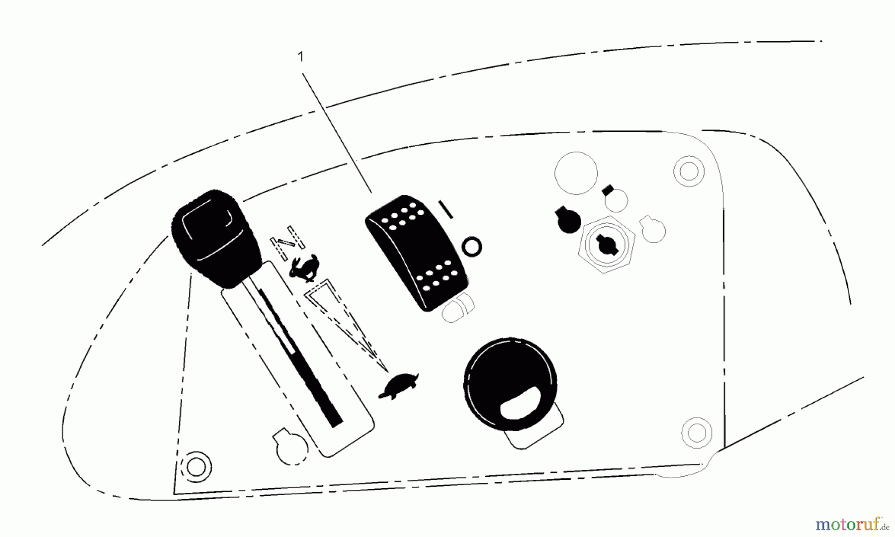 Toro Neu Accessories, Mower 104-8041 - Toro Light Kit, TimeCutter ZX Riding Mowers SWITCH ASSEMBLY