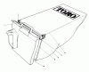 Toro 20564C - Electric Lawnmower, 1989 (9000001-9999999) Ersatzteile GRASS BAG ASSEMBLY NO. 12-8859