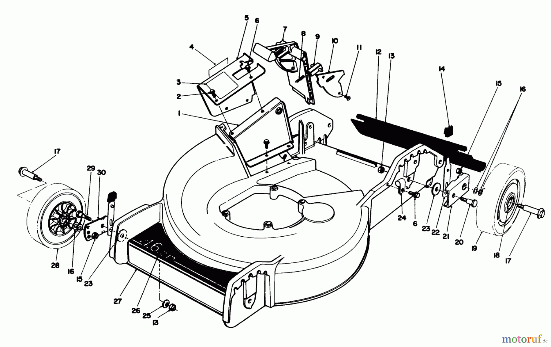  Toro Neu Mowers, Electric 20564C - Toro Electric Lawnmower, 1989 (9000001-9999999) HOUSING ASSEMBLY
