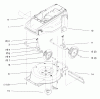 Toro 20646 - Carefree Electric WPM, 120 VAC, 1998 (89000001-89999999) Ersatzteile DECK, LINER AND WHEEL ASSEMBLY