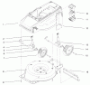 Toro 20647 - Carefree Electric WPM, 24 VDC, 1997 (7900001-7999999) Ersatzteile DECK, LINER AND WHEEL ASSEMBLY