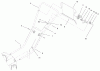 Toro 20649 - Carefree Electric WPM, 36 VDC, 1996 (6900001-6999999) Ersatzteile HANDLE AND CONTROLS ASSEMBLY