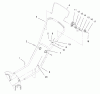 Toro 20650 - Carefree Recycler Electric Mower, E36, 1999 (99000001-99999999) Ersatzteile HANDLE ANAD CONTROLS ASSEMBLY
