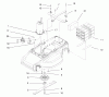 Toro 20650 - Carefree Recycler Electric Mower, E36, 1999 (99000001-99999999) Ersatzteile MOTOR, BATTERIES AND BLADE ASSEMBLY