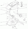 Toro 21040 - Carefree Cordless Lawnmower, 24V, 2001 (210000001-210999999) Ersatzteile DECK, LINER AND WHEEL ASSEMBLY