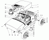 Toro 51170 - 20" Electric Lawnmower/Trimmer, 1981 (1000001-1999999) Ersatzteile MOTOR AND HOUSING ASSEMBLY