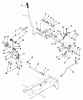 Toro 01-12KS01 (C-125) - C-125 Automatic Tractor, 1980 Ersatzteile CLUTCH, BRAKE AND SPEED CONTROL LINKAGE #2