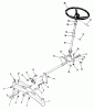 Toro 01-12KS01 (C-125) - C-125 Automatic Tractor, 1980 Ersatzteile FRONT AXLE AND STEERING