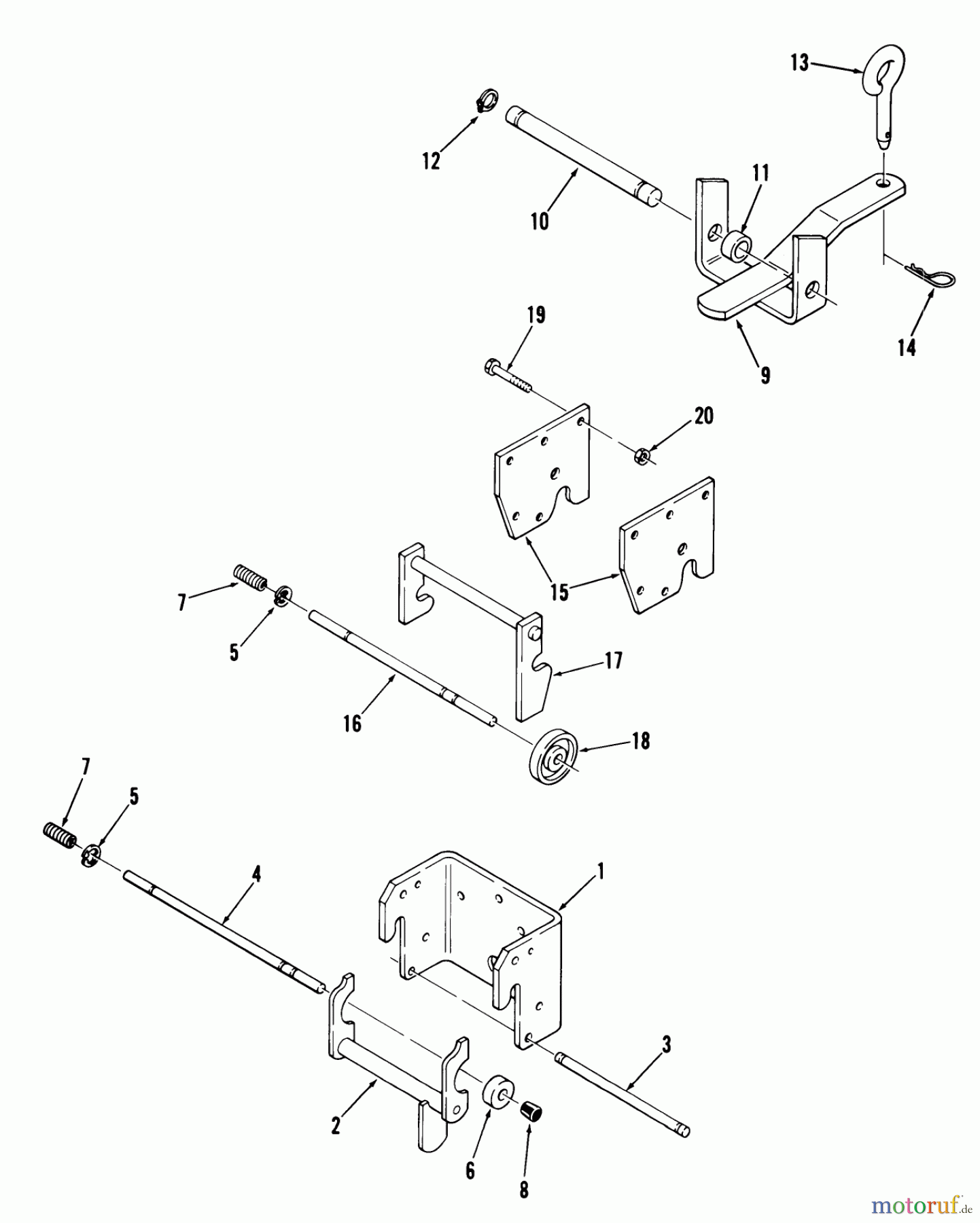 Toro Neu Mowers, Lawn & Garden Tractor Seite 1 01-14K801 (C-145) - Toro C-145 8-Speed Tractor, 1980 HITCHES