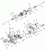 Toro 01-12KS01 (C-125) - C-125 Automatic Tractor, 1980 Ersatzteile TRANSAXLE