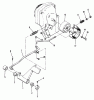 Toro 01-17KE01 (C-175) - C-175 Twin Automatic Tractor, 1981 Ersatzteile CLUTCH, BRAKE AND SPEED CONTROL LINKAGE #3