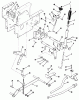Toro 01-17KE01 (C-175) - C-175 Twin Automatic Tractor, 1981 Ersatzteile LIFT LINKAGE