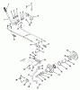 Toro 01-17KE01 (C-175) - C-175 Twin Automatic Tractor, 1981 Ersatzteile PTO CLUTCH AND CONTROL