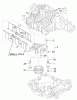 Toro 105-1383 - Hydrostatic Transaxle Replacement Kit, 260 Series Yard and Garden Tractors Ersatzteile CENTER CASE ASSEMBLY