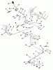Toro 01-11B803 (1100) - 1100 Special Tractor, 1980 Ersatzteile CLUTCH, BRAKE AND SPEED CONTROL LINKAGE