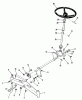 Toro 01-11B804 (GT-2500) - GT-2500 8-Speed Tractor, 1981 Ersatzteile FRONT AXLE AND STEERING