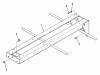 Toro 01-11BH01 (SB-421) - SB-421 8-Speed Garden Tractor, 1982 Ersatzteile FRAME