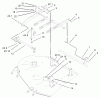 Toro 106-8252 - 36"/42" Rear Discharge Mower Conversion Kit, XT Series Garden Tractors Ersatzteile DECK MOUNTING ASSEMBLY