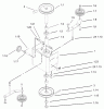 Toro 106-8252 - 36"/42" Rear Discharge Mower Conversion Kit, XT Series Garden Tractors Ersatzteile PULLEY BOX ASSEMBLY